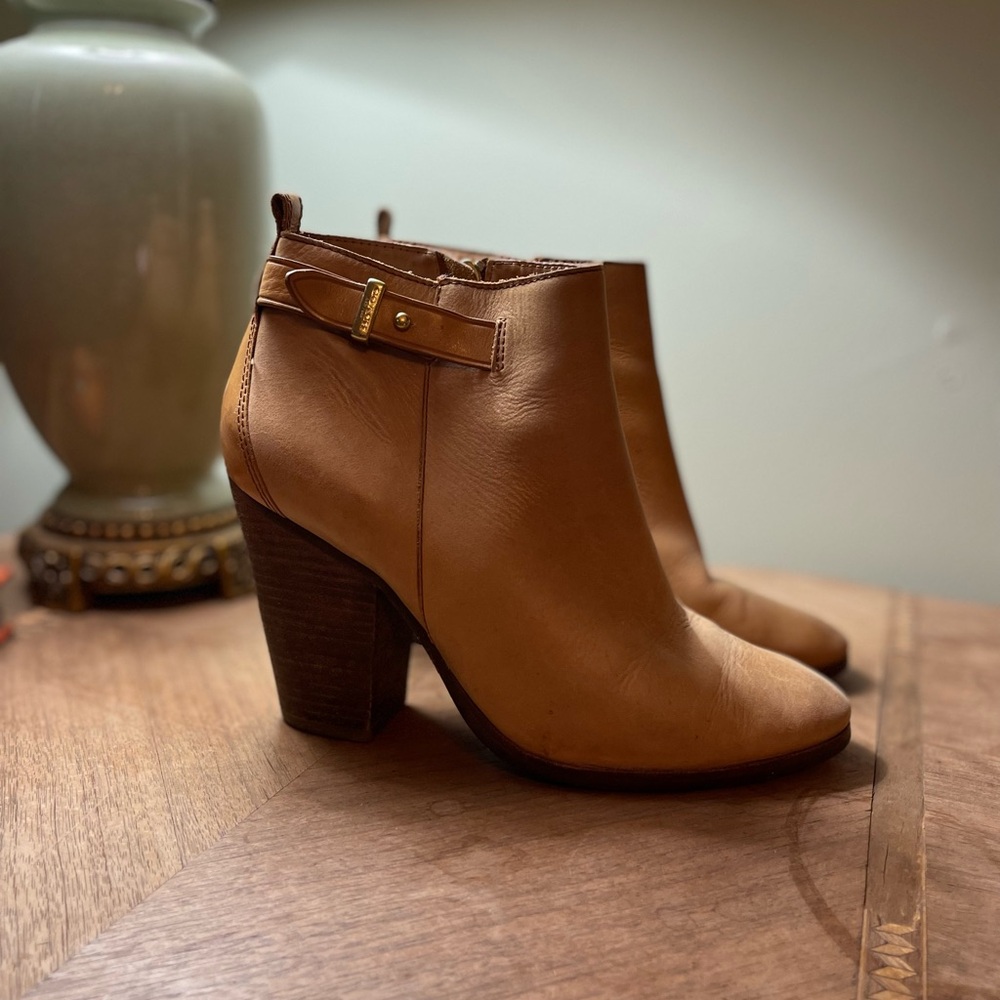 Coach Leather Booties